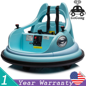 12V Ride-On Bumper Car for Kids Ages 1.5-5 with 2WD, Remote Control, and 360° Spin Trend Times Variant 0
