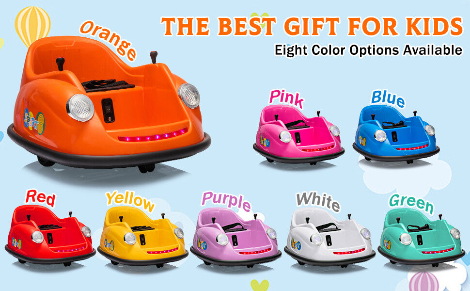 12V Ride-On Bumper Car with Remote Control, 2-Speed Electric Toy Featuring 360-Degree Spin Trend Times 10
