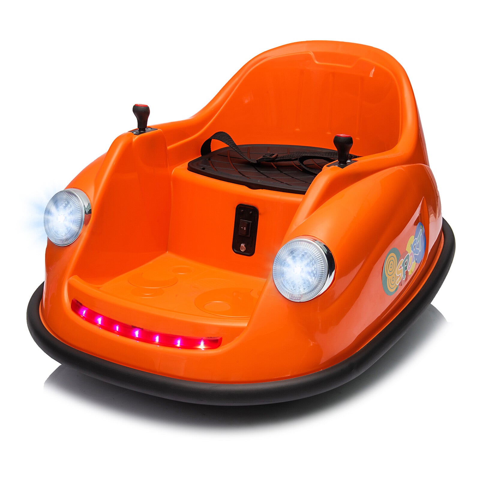 12V Ride-On Bumper Car with Remote Control, 2-Speed Electric Toy Featuring 360-Degree Spin Trend Times 4
