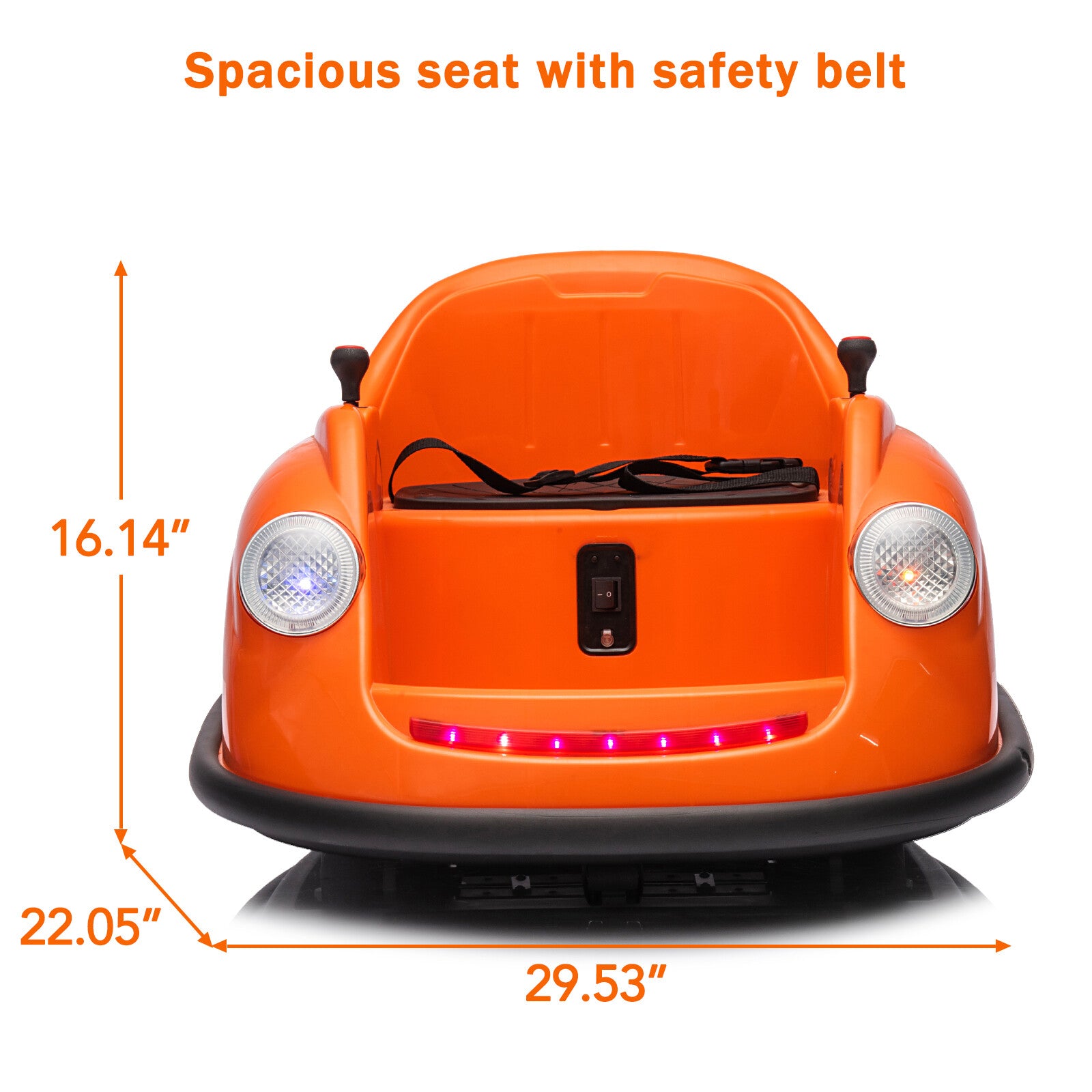 12V Ride-On Bumper Car with Remote Control, 2-Speed Electric Toy Featuring 360-Degree Spin Trend Times 5