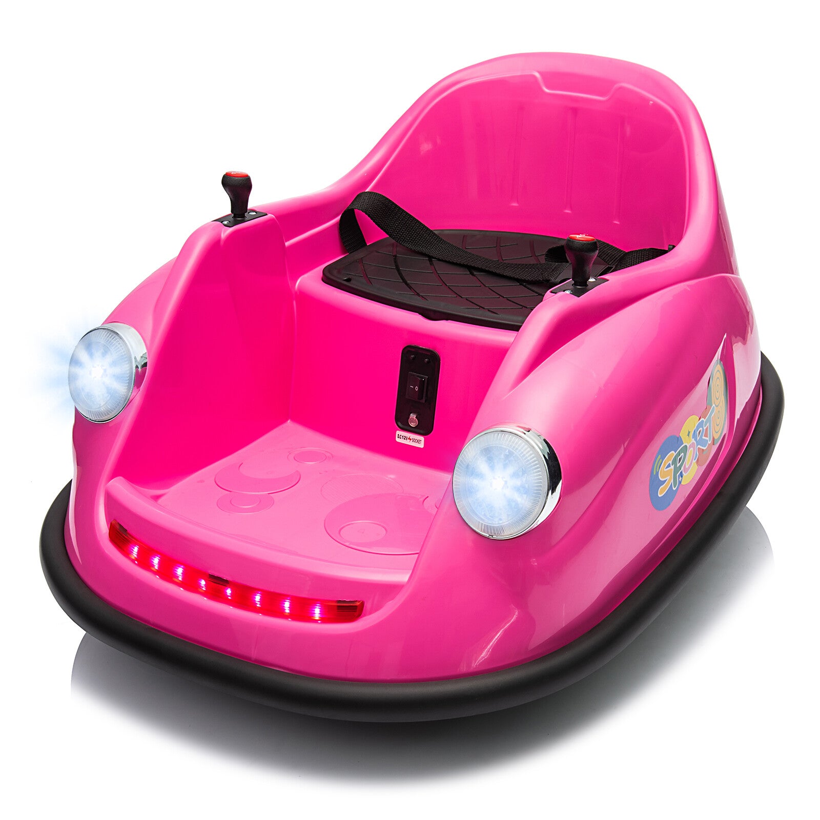 12V Ride-On Bumper Car with Remote Control, 2-Speed Electric Toy Featuring 360-Degree Spin Trend Times Variant 4