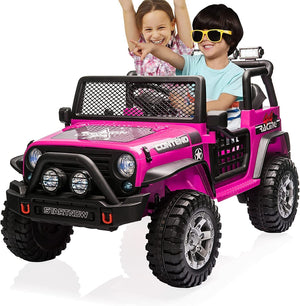 12V Electric 2-Seater Ride-On Jeep Truck with Remote Control for Kids Trend Times 14
