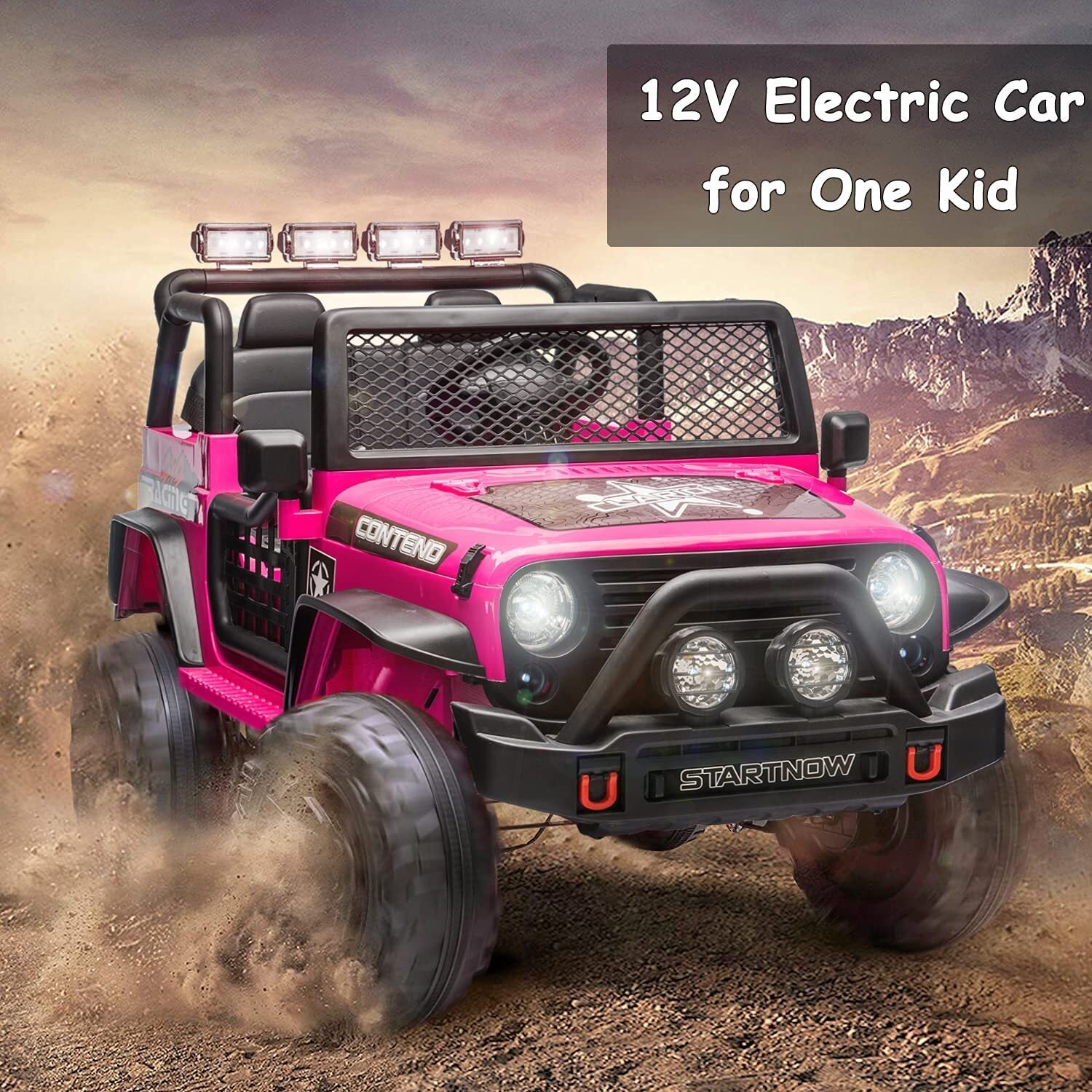 12V Electric 2-Seater Ride-On Jeep Truck with Remote Control for Kids Trend Times 2
