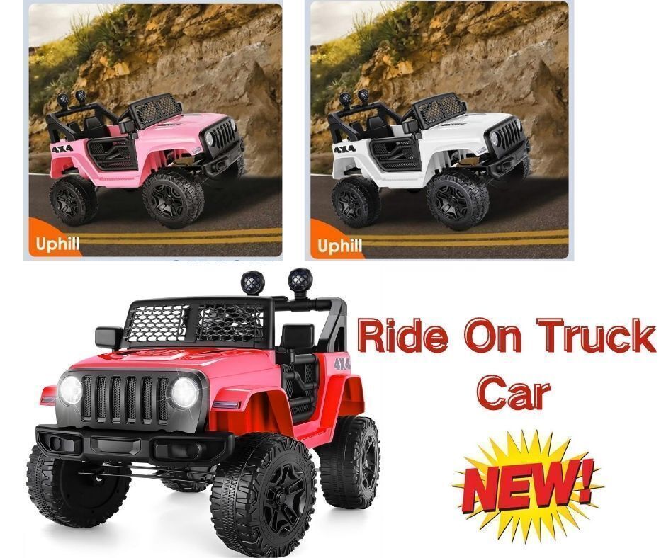 12V Electric Ride-On Car for Kids with Remote Control, Music and LED Lights Trend Times 8
