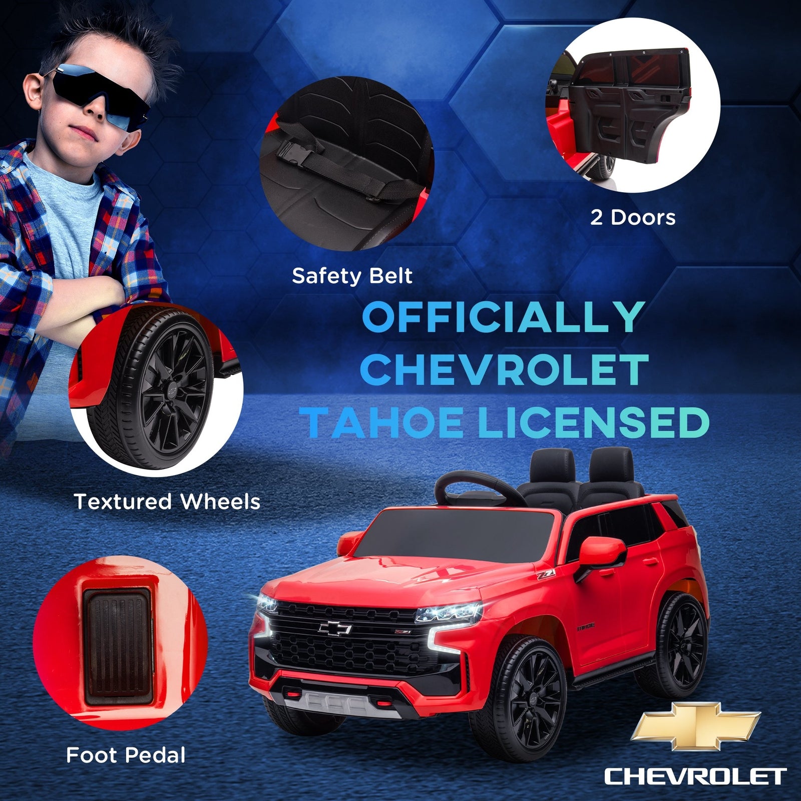 12V Battery-Powered Electric Ride-On Car with Parent Remote Control and MP3 Player Trend Times 3