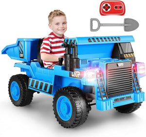 12V Ride-On Electric Dump Truck for Kids with Remote Control and Music Trend Times 13