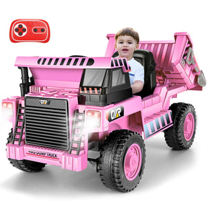 12V Electric Ride-On Dump Truck for Kids with Remote Control and Functional Dump Bed Trend Times 16