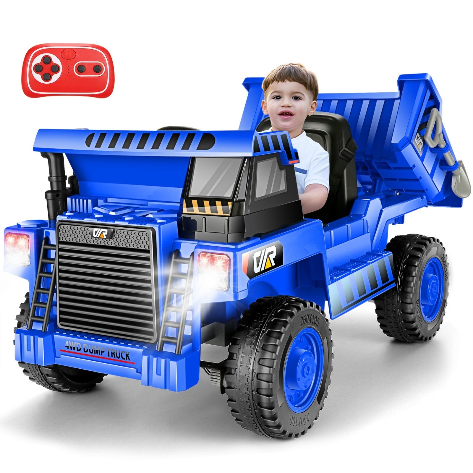 12V Electric Ride-On Dump Truck for Kids with Remote Control and Functional Dump Bed Trend Times 17