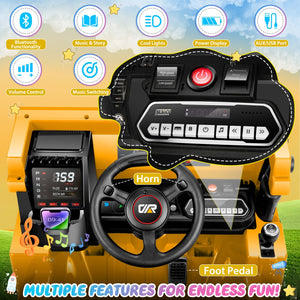 12V Electric Ride-On Dump Truck for Kids with Remote Control and Functional Dump Bed Trend Times 5