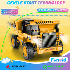 12V Electric Ride-On Dump Truck for Kids with Remote Control and Functional Dump Bed Trend Times 7
