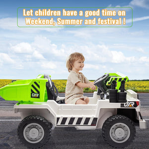 12V Electric Ride-On Dump Truck with Functional Dump Bed for Kids Trend Times 15