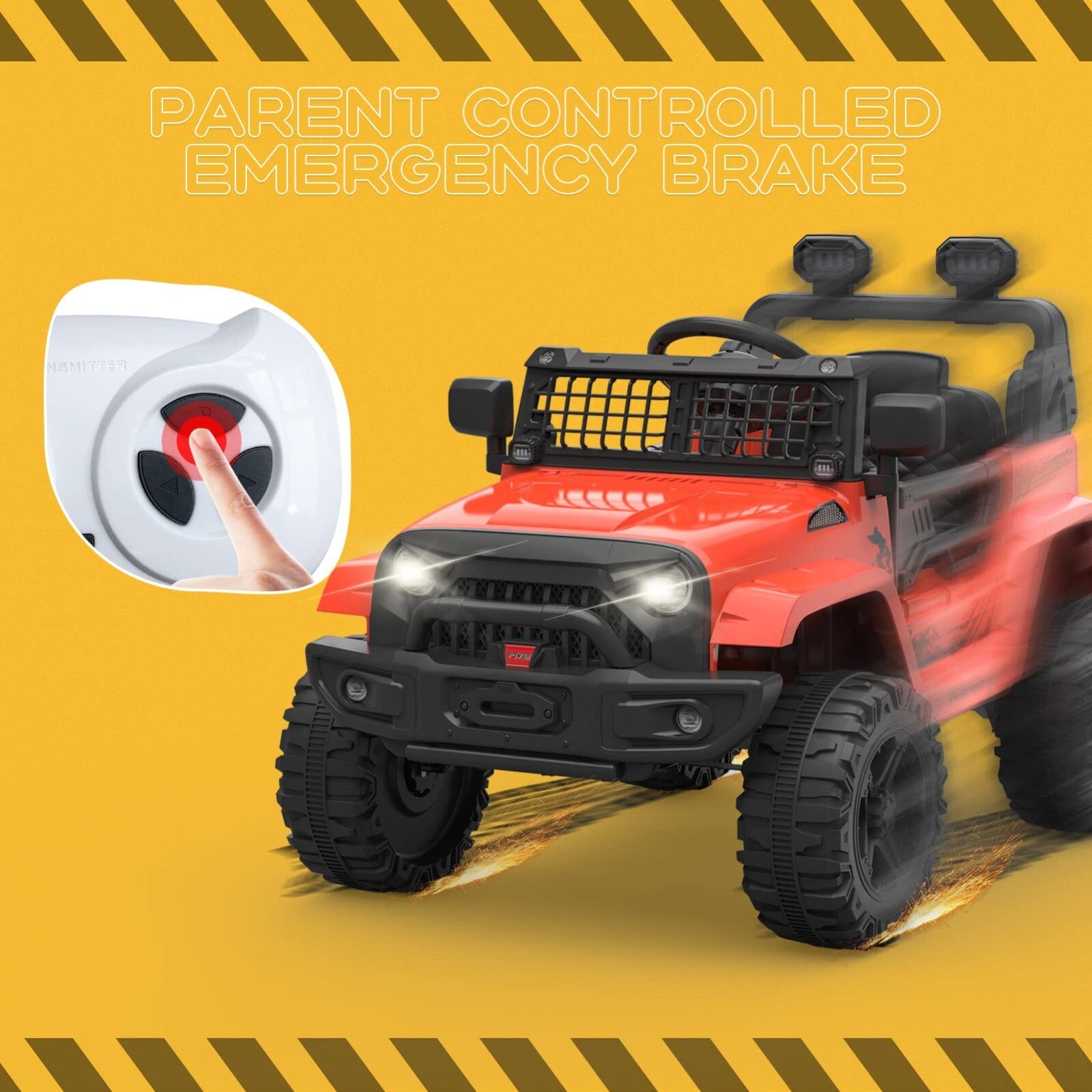 12V Electric Ride-On Truck for Kids with Remote Control and Spring Suspension Trend Times 5