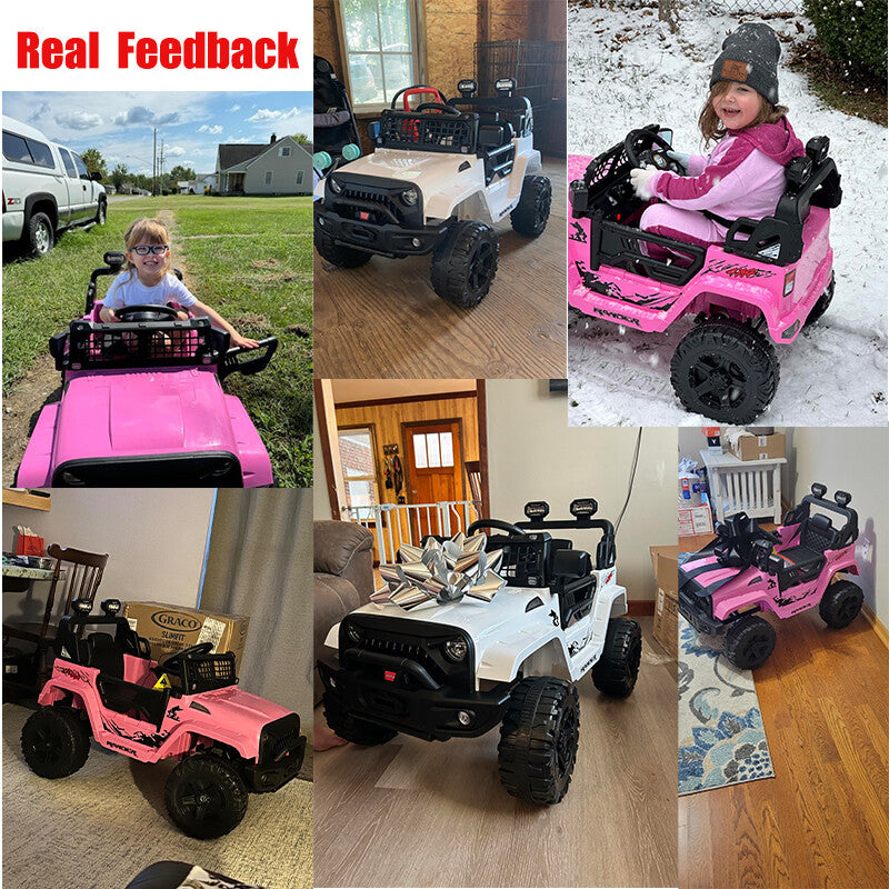 12V Electric Ride-On Truck for Kids with Remote Control and Spring Suspension Trend Times 7
