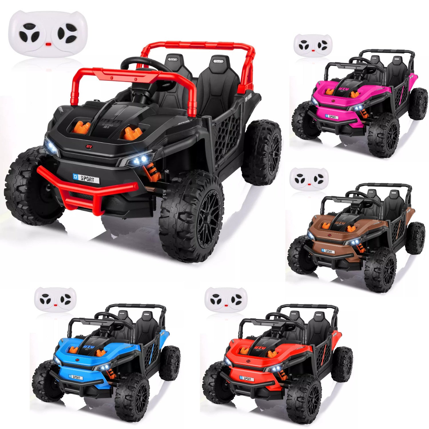 12V Electric Ride-On Off-Road UTV Car for Kids with Remote Control Toy Trend Times 12