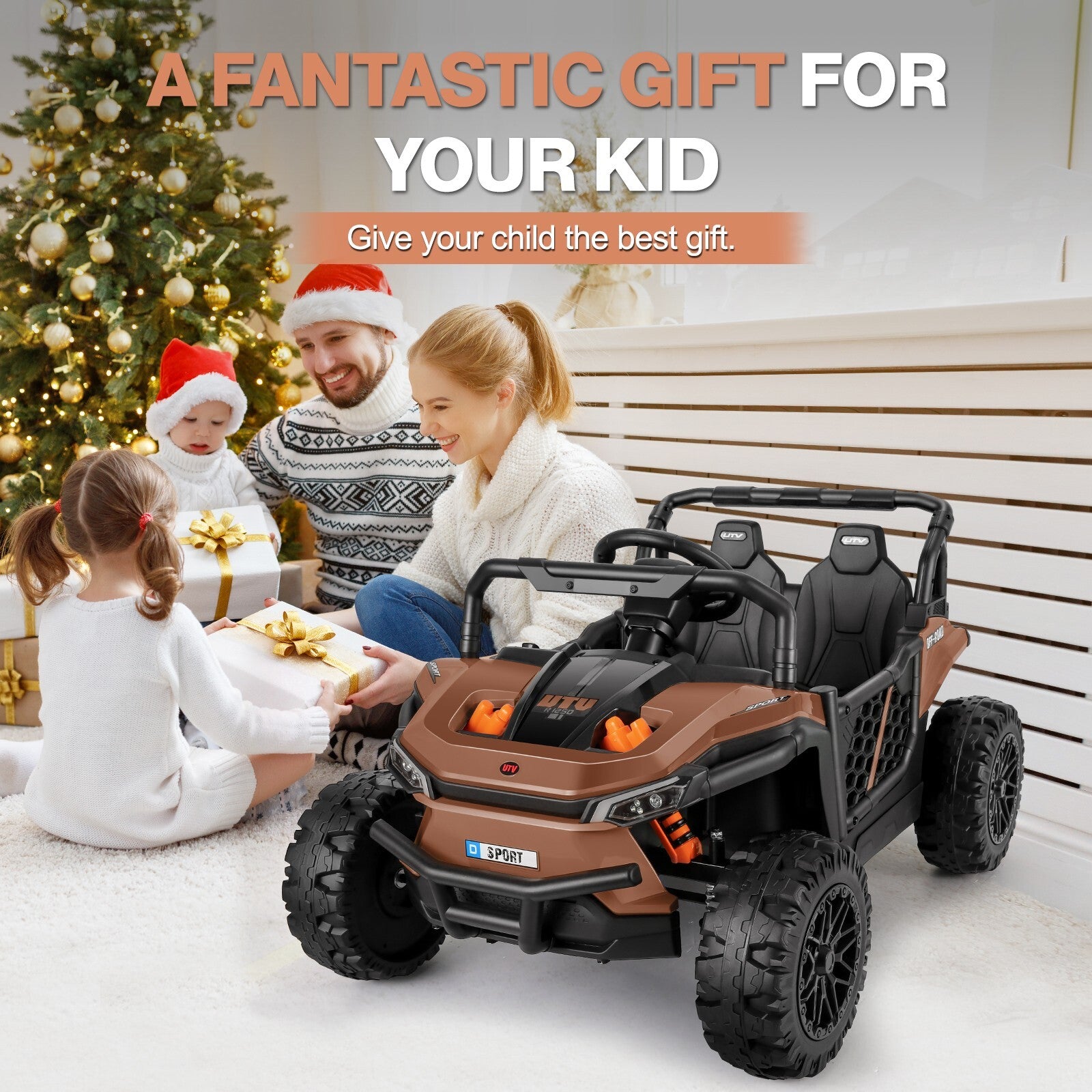 12V Electric Ride-On Off-Road UTV Car for Kids with Remote Control Toy Trend Times 6