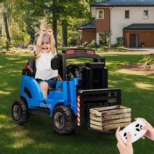 12V Electric Ride-On Construction Forklift Car for Kids with Remote Control Trend Times 21