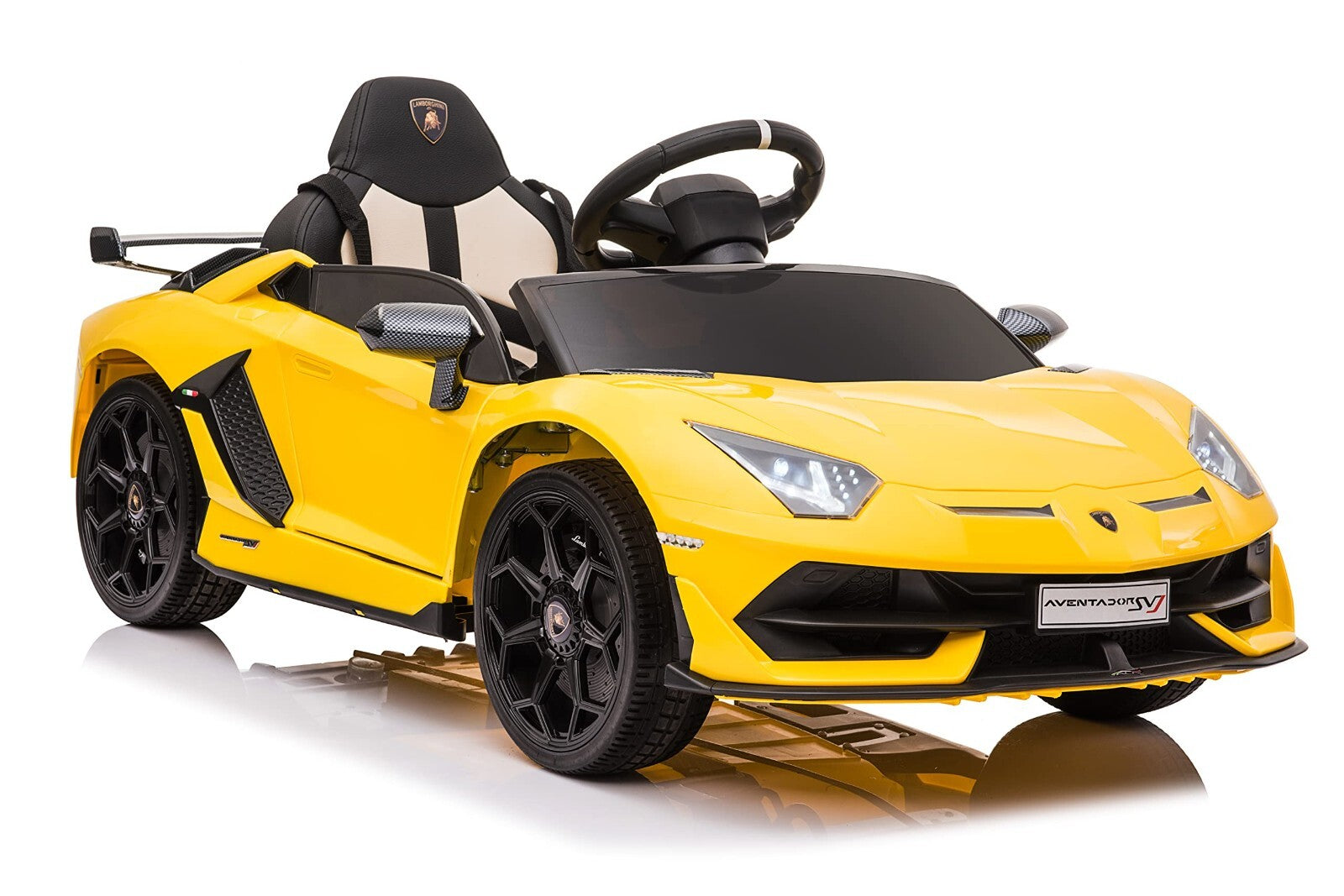 12V Electric Ride-On Car for Kids Licensed Lamborghini SVJ with Remote Control Trend Times 11
