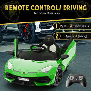 12V Electric Ride-On Car for Kids Licensed Lamborghini SVJ with Remote Control Trend Times 18