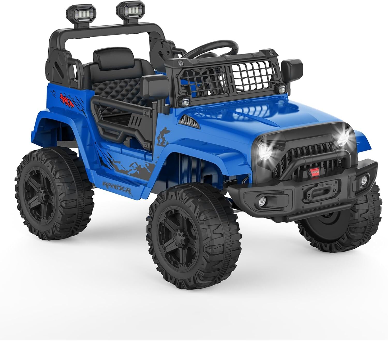 12V Electric Ride-On Truck Toy for Kids with LED Lights and Remote Control Trend Times 14