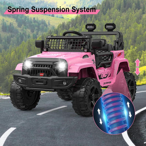 12V Electric Ride-On Truck Toy for Kids with LED Lights and Remote Control Trend Times 9