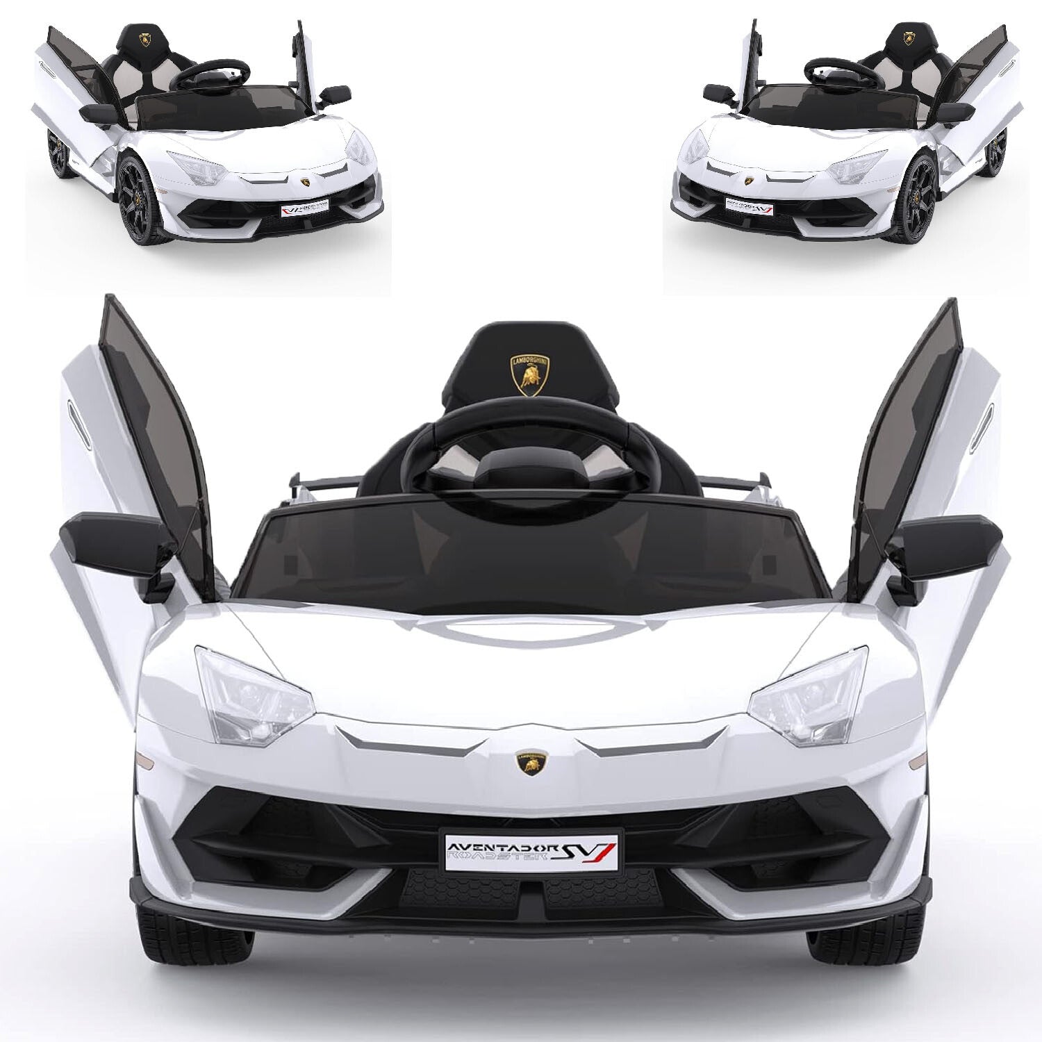 12V Electric Ride-On Lamborghini Car for Kids with LED Lights Trend Times Variant 0