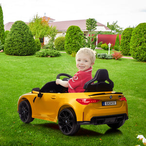 12V Battery-Powered Licensed BMW M4 Ride-On Car with Remote Control for Kids Trend Times 12