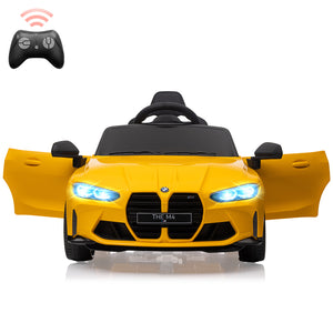 12V Battery-Powered Licensed BMW M4 Ride-On Car with Remote Control for Kids Trend Times 9