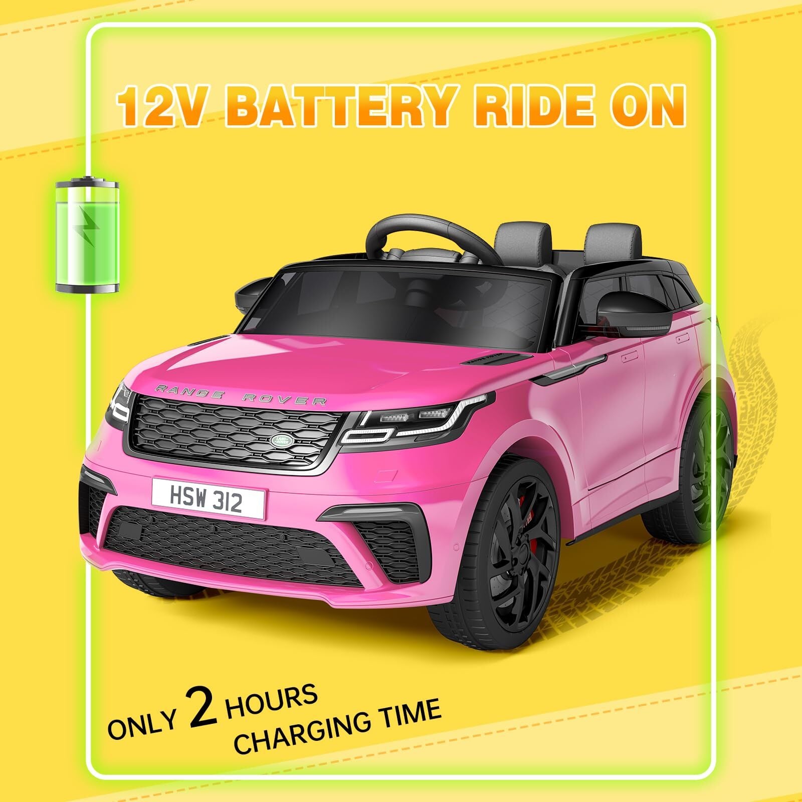 12V Licensed Land Rover Electric Ride-On Car for Kids Toy Gift Trend Times 7