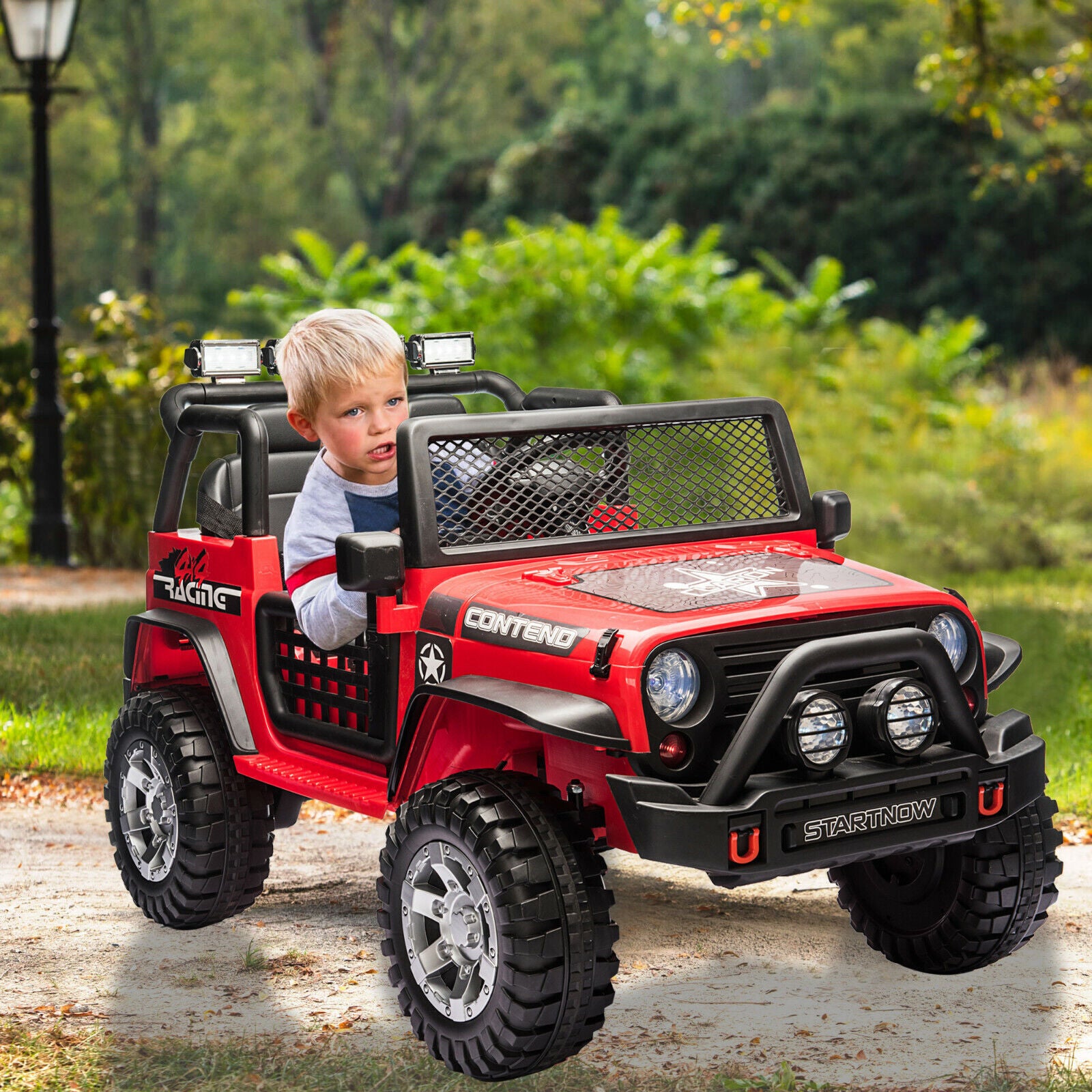12V Electric Ride-On Jeep Truck with Remote Control for Kids and Toddlers Trend Times 11
