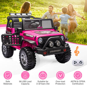 12V Electric Ride-On Jeep Truck with Remote Control for Kids and Toddlers Trend Times 1