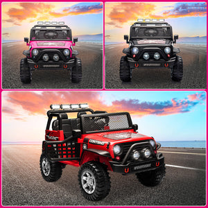 12V Electric Ride-On Jeep Truck with Remote Control for Kids and Toddlers Trend Times 12
