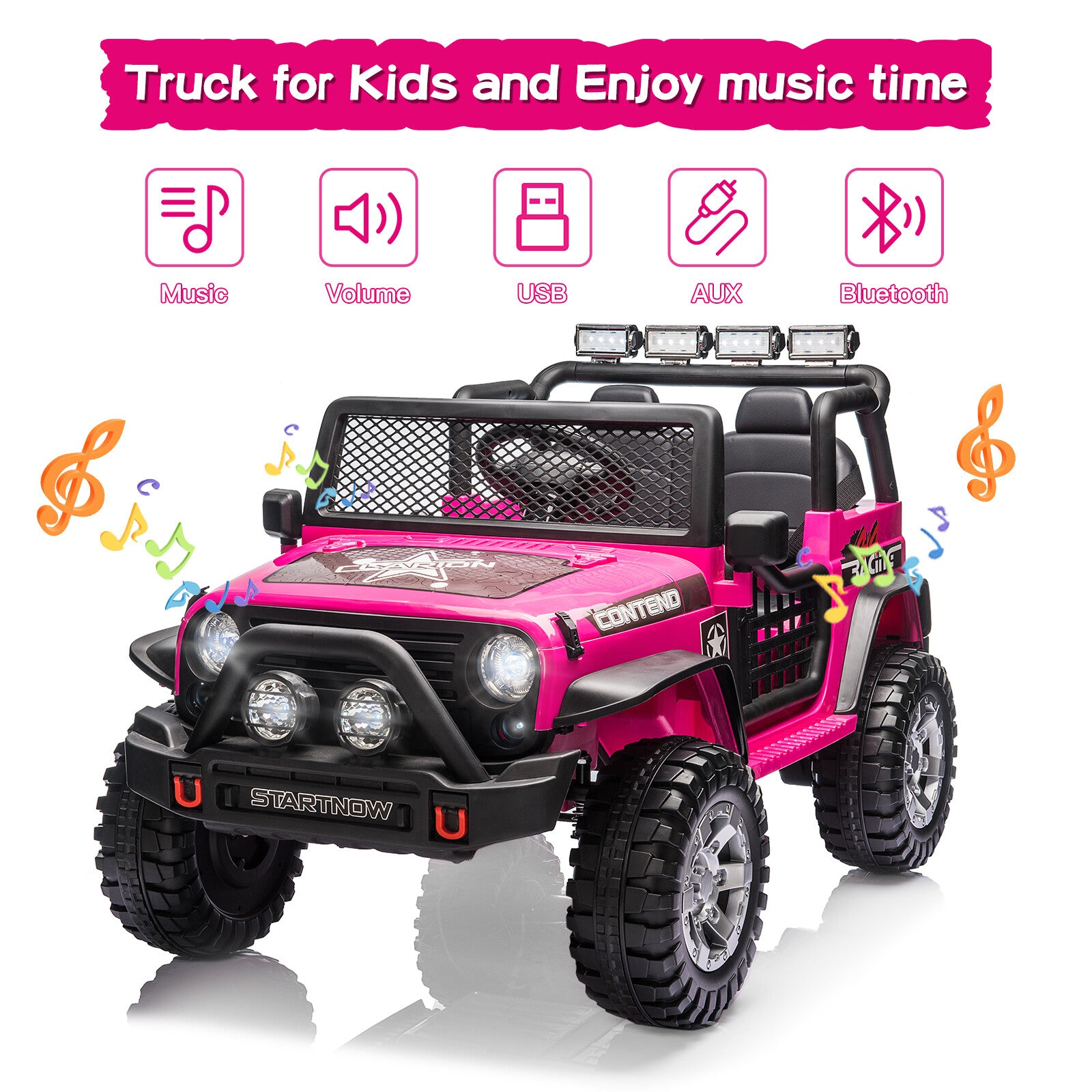 12V Electric Ride-On Jeep Truck with Remote Control for Kids and Toddlers Trend Times 2