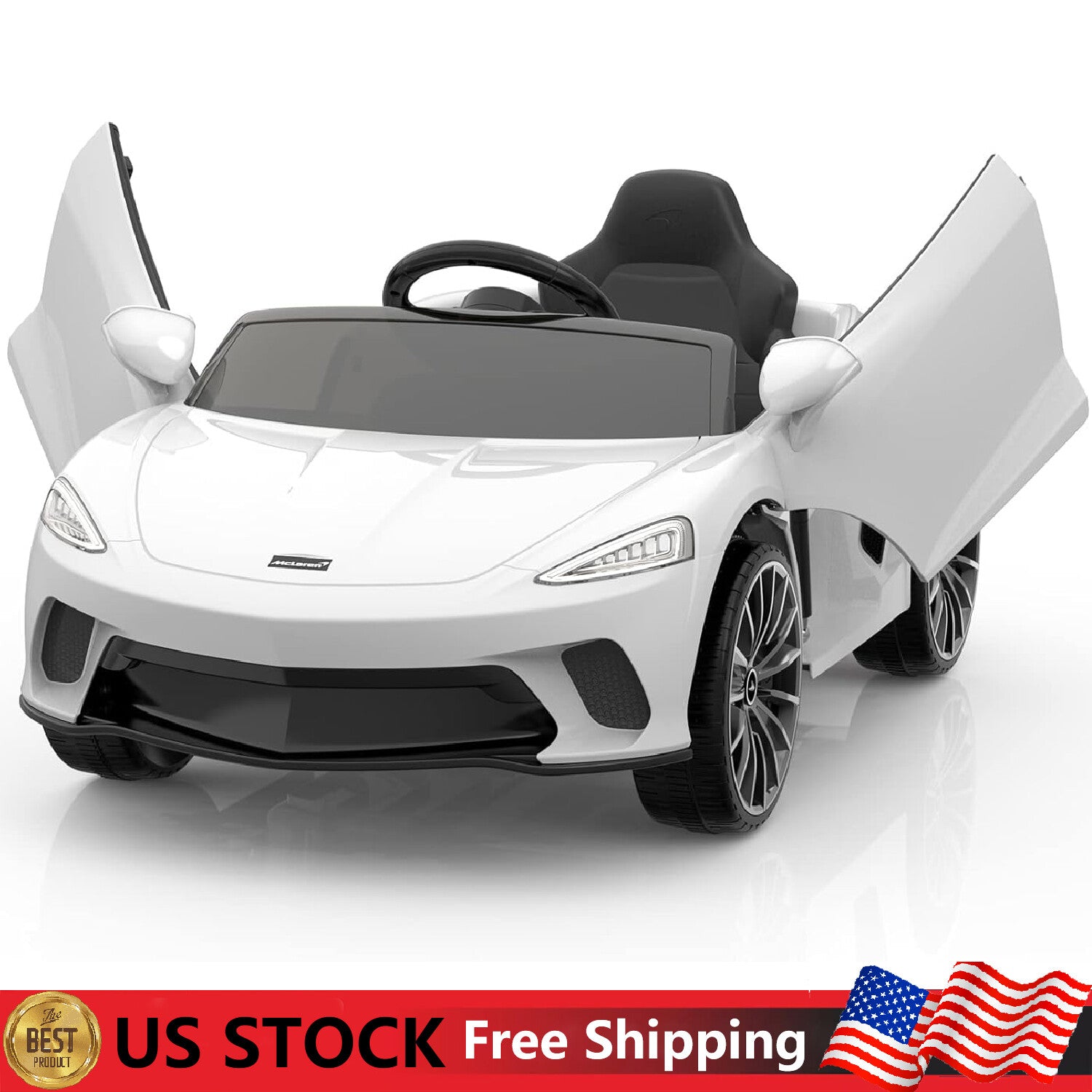 12V Licensed Lamborghini Electric Ride-On Car for Kids with Remote Control Trend Times 0
