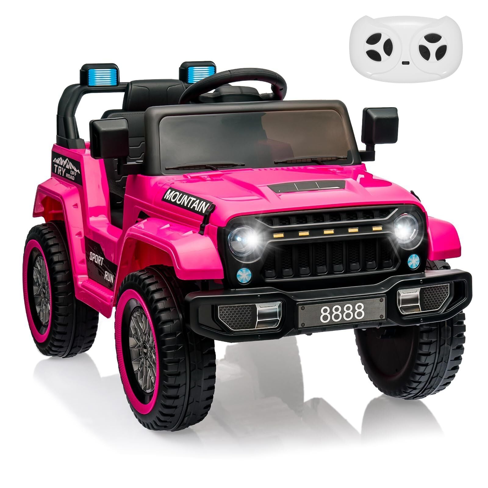 12V Battery-Powered Electric Ride-On Car Truck for Kids with 3 Speeds and LED Lights Trend Times 11