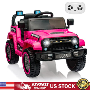 12V Battery-Powered Electric Ride-On Car Truck for Kids with 3 Speeds and LED Lights Trend Times 12