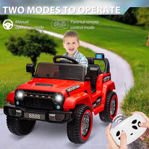 12V Battery-Powered Electric Ride-On Car Truck for Kids with 3 Speeds and LED Lights Trend Times 21