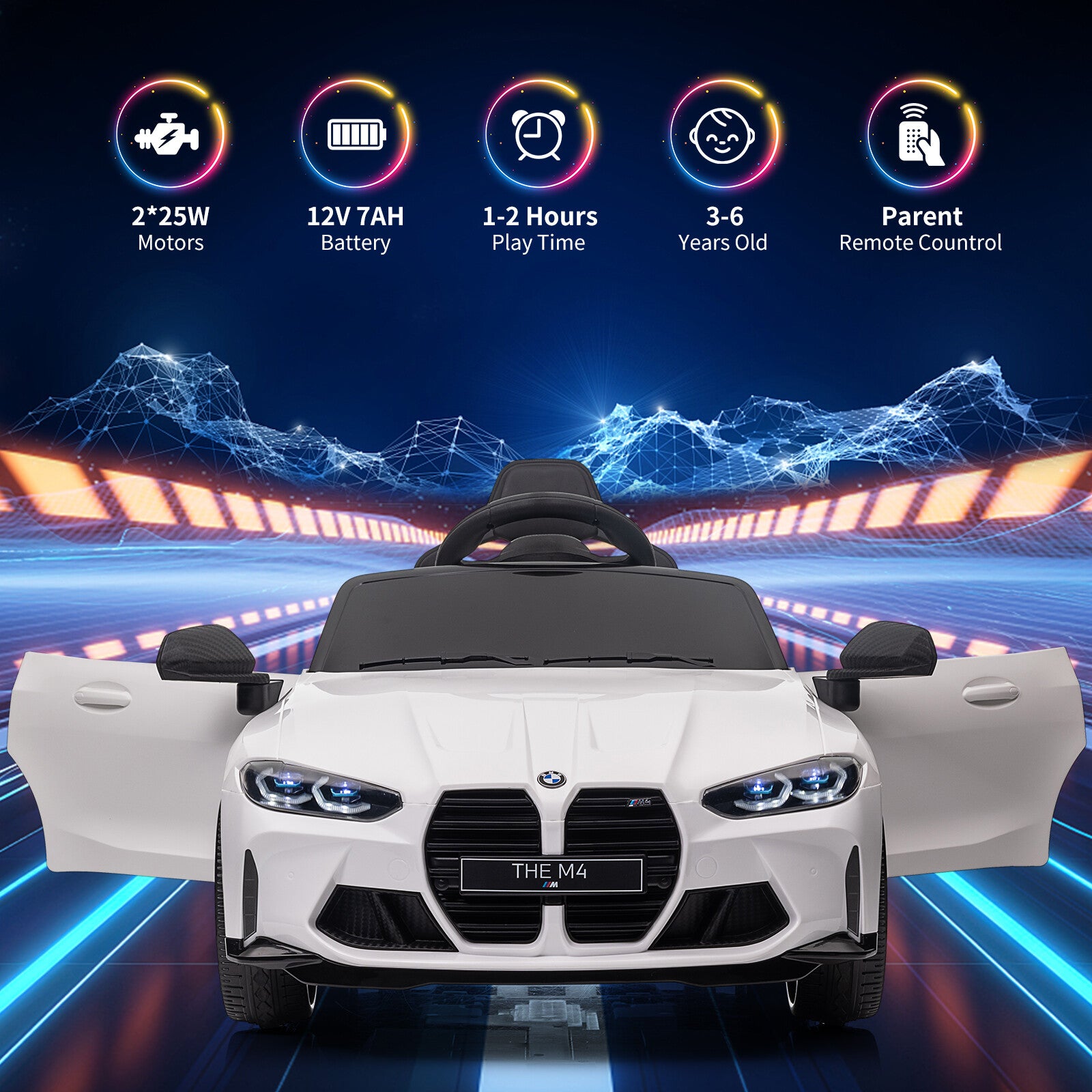 12V Battery-Powered Ride-On Car for Kids with Remote Control Trend Times 11
