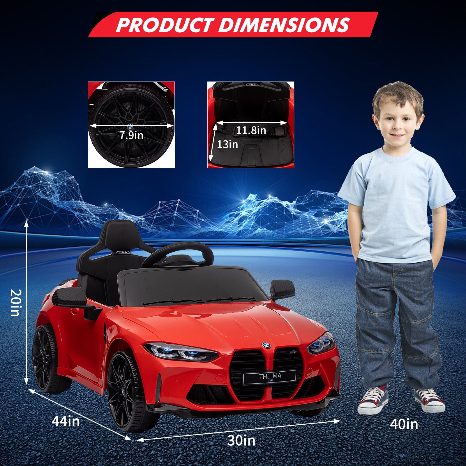 12V Battery-Powered Ride-On Car for Kids with Remote Control Trend Times 14
