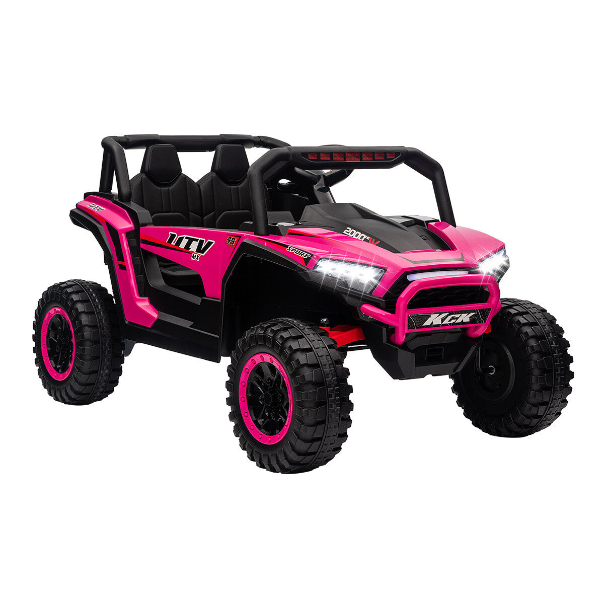 12V Ride-On Off-Road UTV Toy Car with Remote Control and LED Lights for Kids Trend Times 1