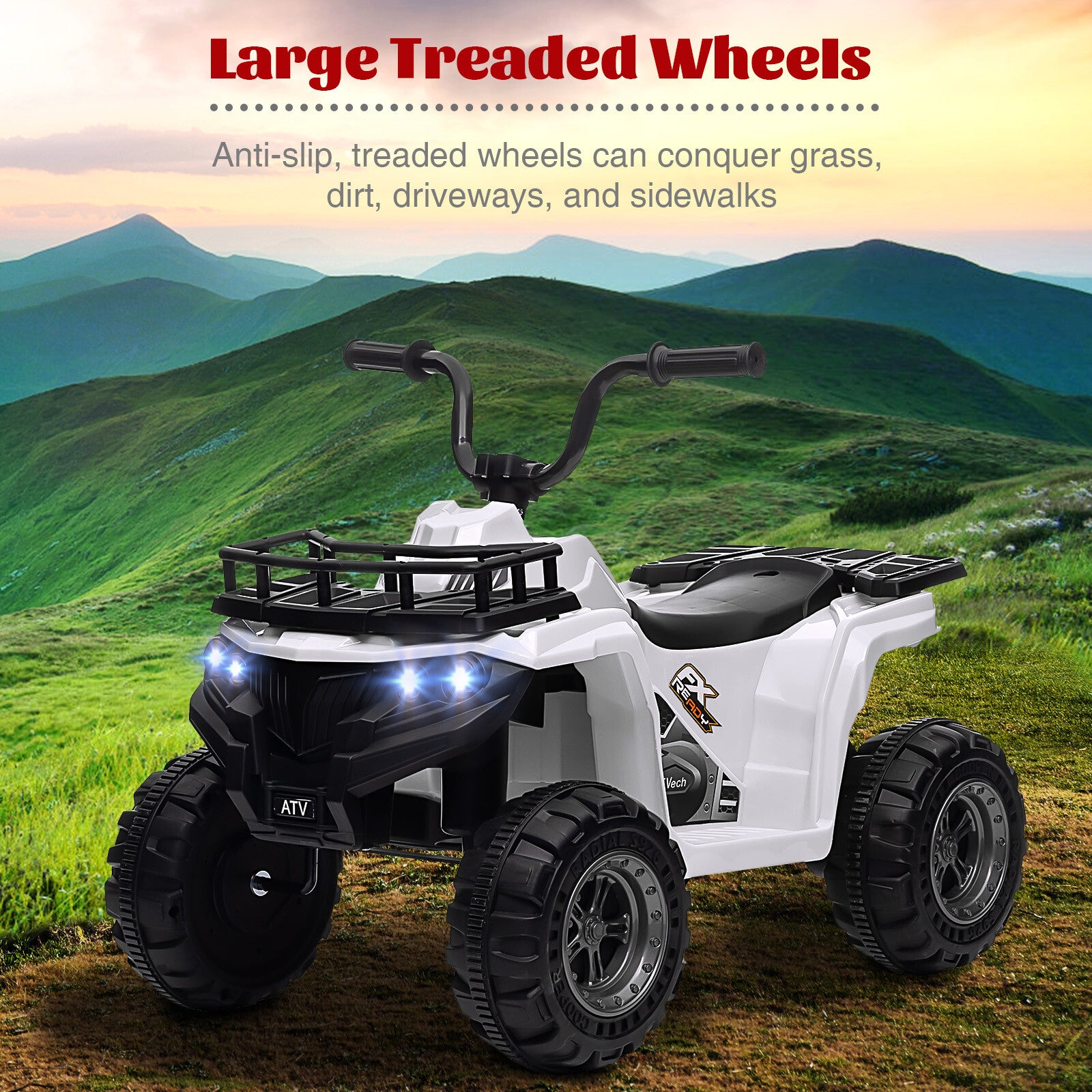 12V Electric Ride-On ATV for Kids with Power Wheels 4-Wheeler Vehicle Toy Trend Times 5