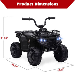 12V Electric Ride-On 4-Wheel ATV Quad for Kids with Power Wheels Trend Times 4