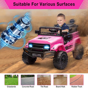 12V Electric Ride-On 4-Wheeler Truck for Kids with 3 Speed Settings Trend Times 3