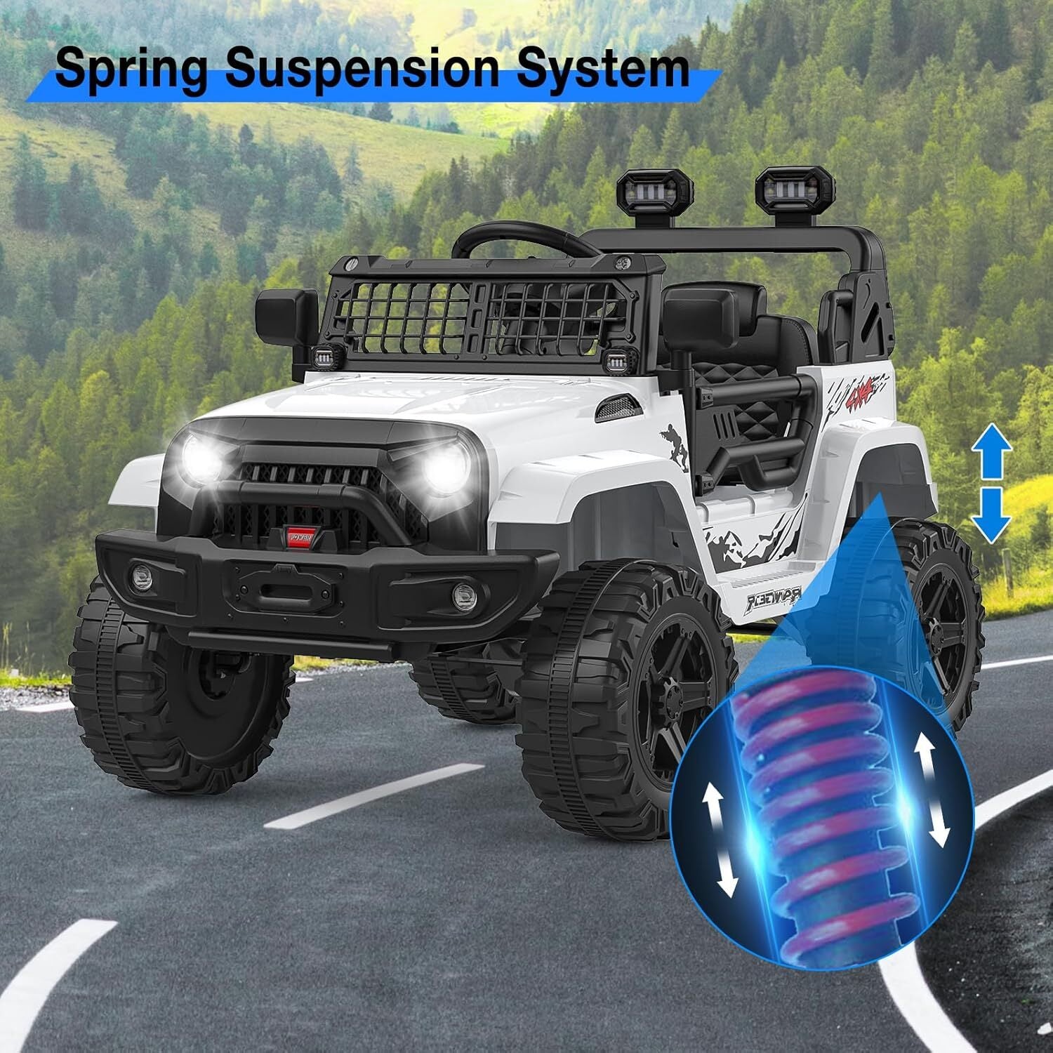 12V Electric Ride-On Truck for Kids with 2 Speeds and Remote Control Trend Times 6