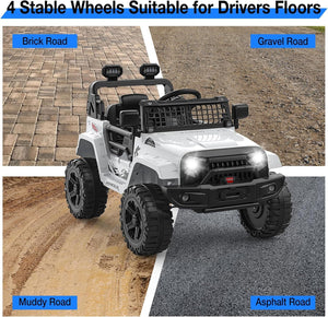 12V Electric Ride-On Truck for Kids with 2 Speeds and Remote Control Trend Times 7