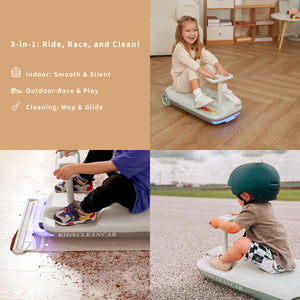 12V Ride-On Car with Cleaning Function 3-in-1 Gokart Soft Start and 5-Speed Adjustable Trend Times 4