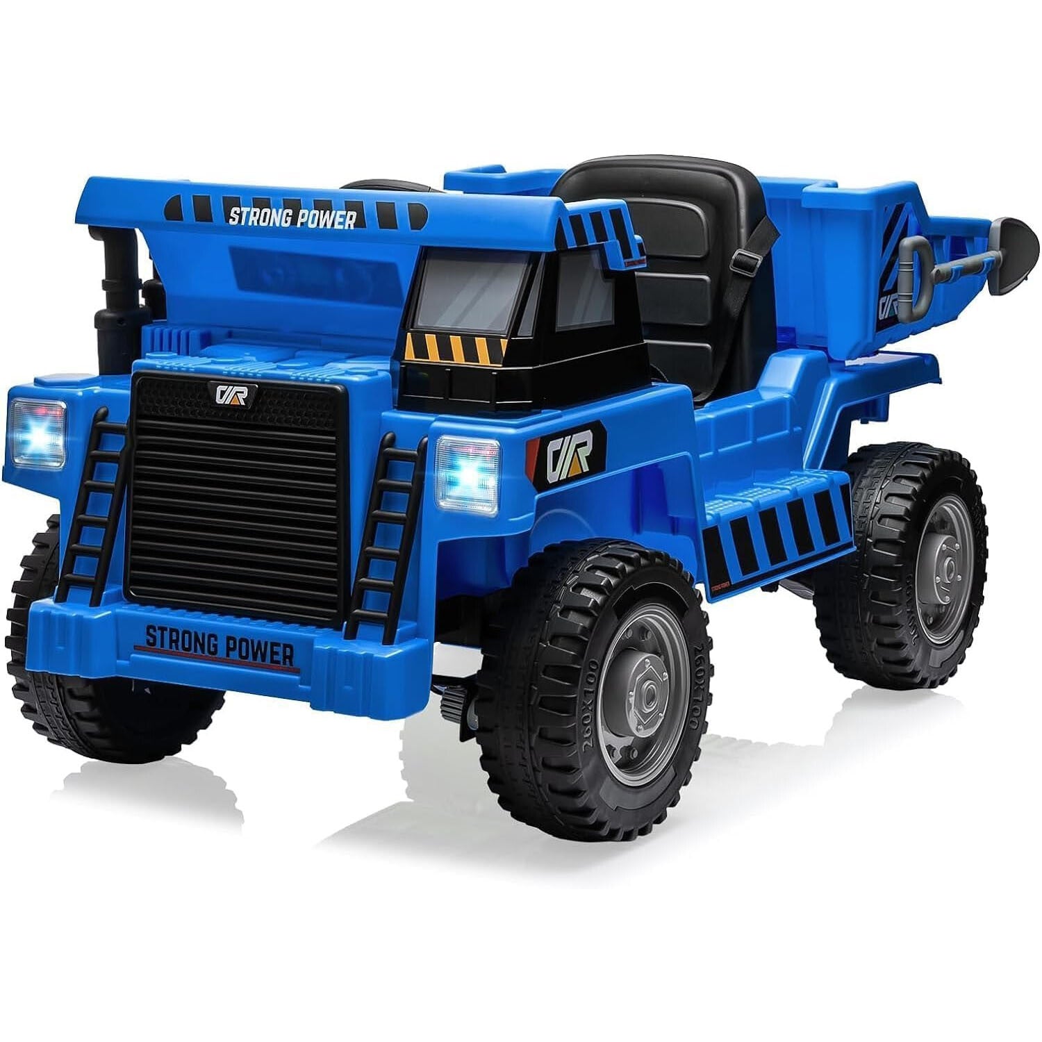 12V 4-Wheel Electric Ride-On Dump Truck with Battery-Powered Dump Bed Toy Car Trend Times 1