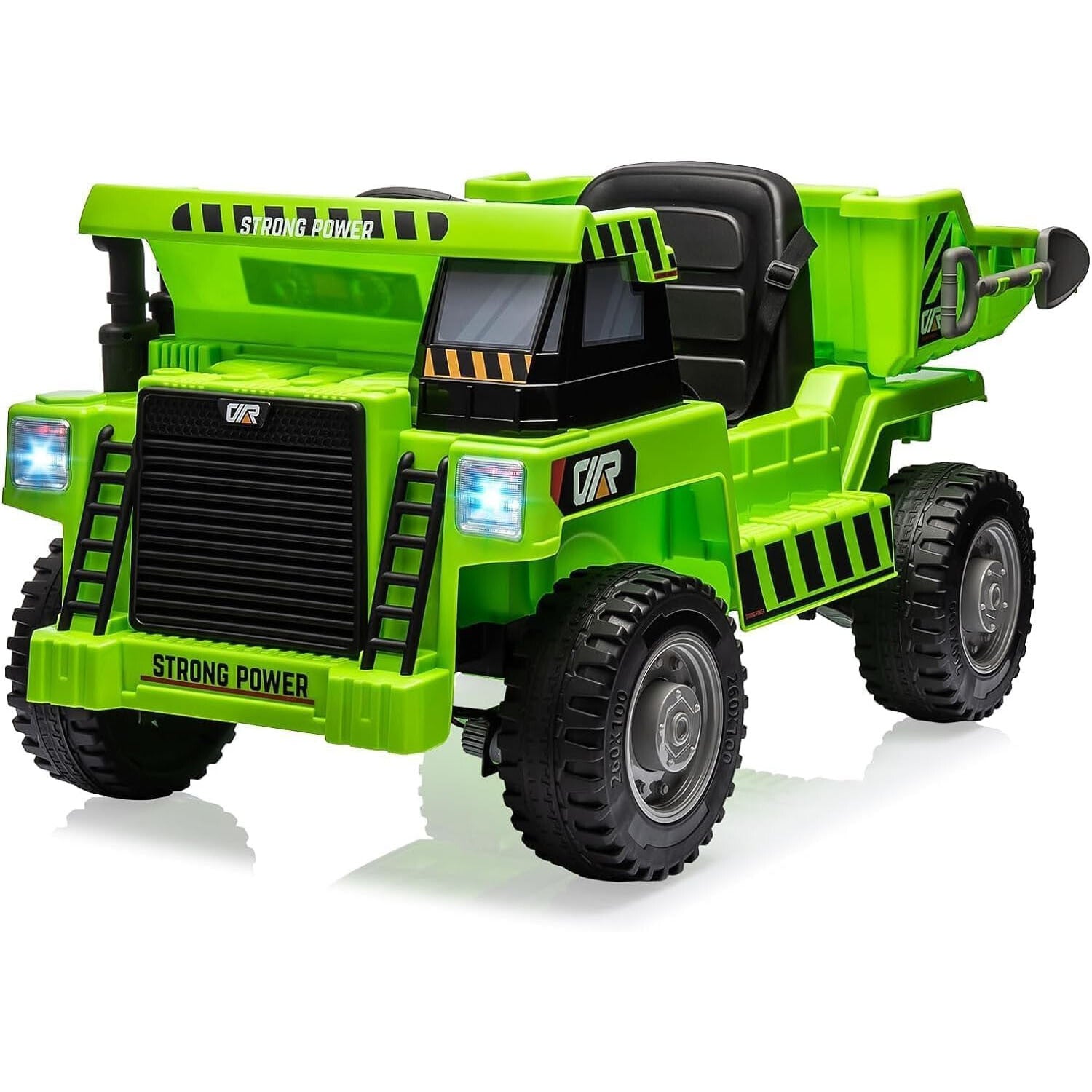 12V 4-Wheel Electric Ride-On Dump Truck with Battery-Powered Dump Bed Toy Car Trend Times 17