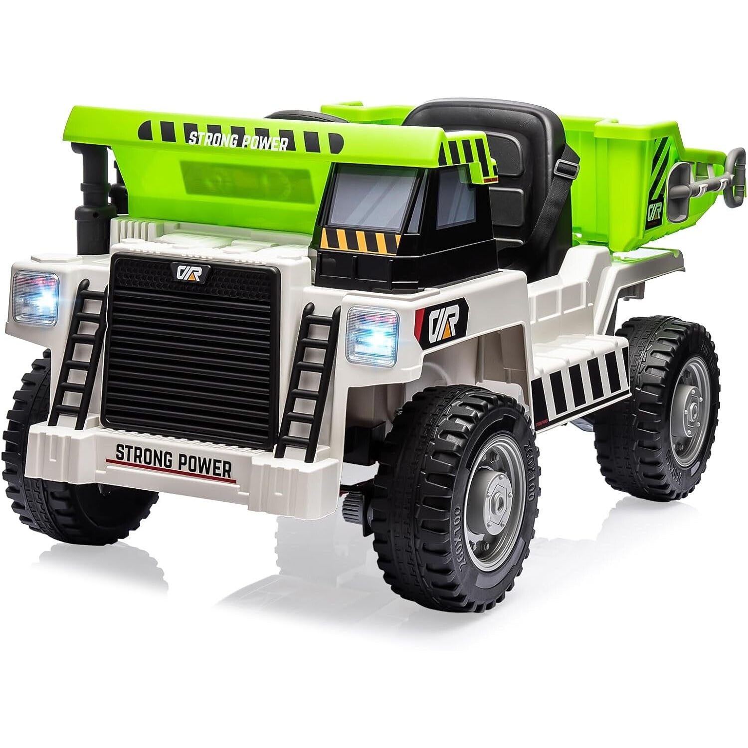 12V 4-Wheel Electric Ride-On Dump Truck with Battery-Powered Dump Bed Toy Car Trend Times Variant 0