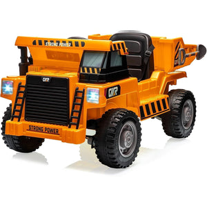 12V 4-Wheel Electric Ride-On Dump Truck with Battery-Powered Dump Bed Toy Car Trend Times Variant 4