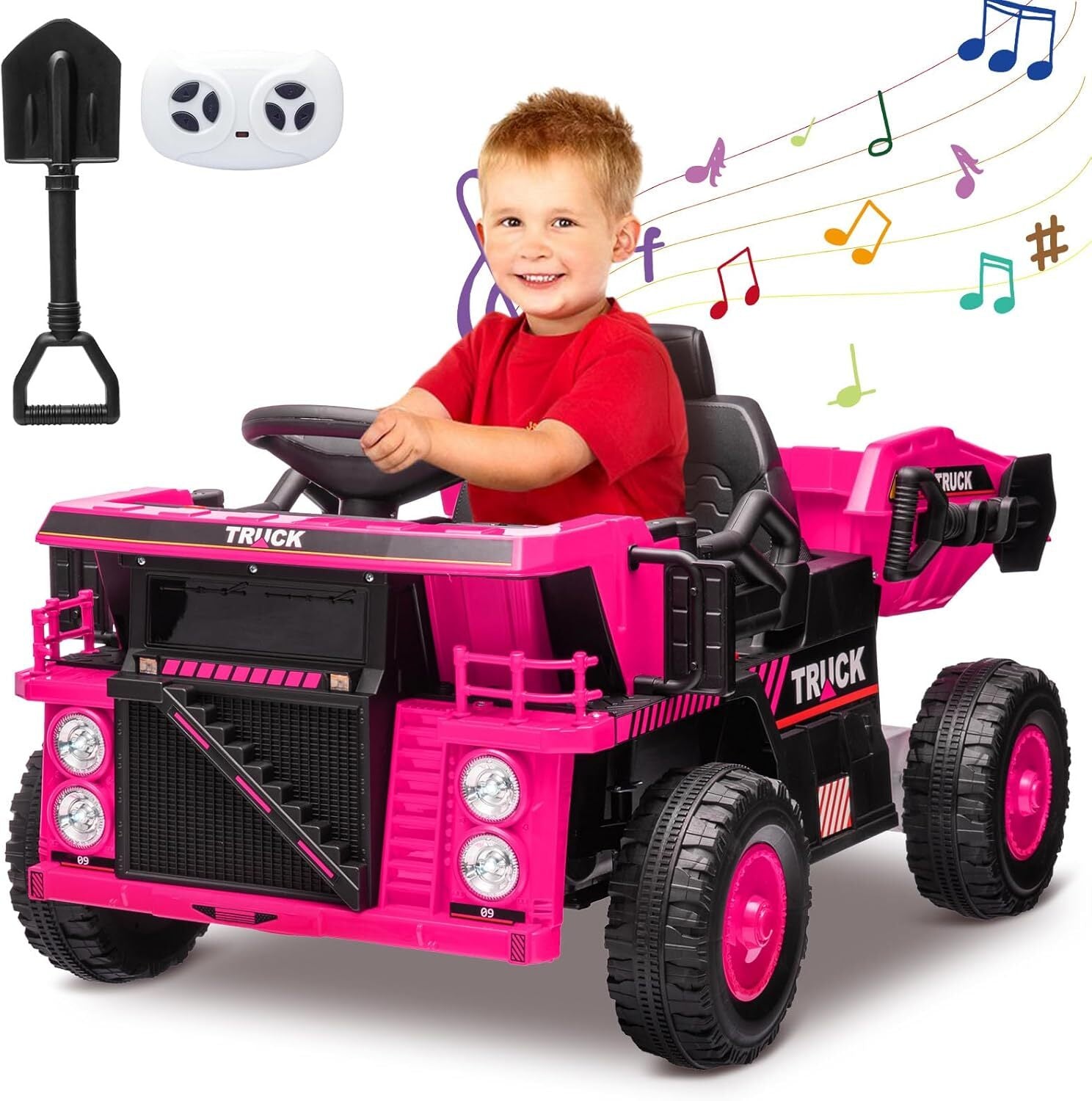 12V Electric Ride-On Dump Truck and Car Toy with Remote Control and Functional Dump Bed Trend Times 19
